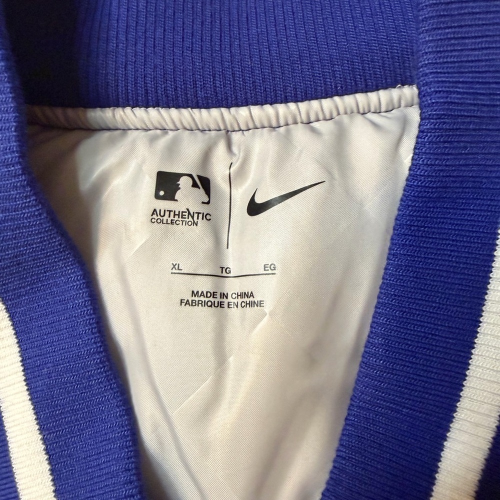 NWT Nike LA Los Angeles Dodgers Baseball Dugout Full Zip Jacket Coat Mens XL - Picture 12 of 14